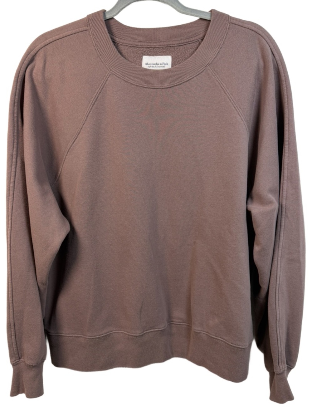 Abercrombie & Fitch Crewneck Sweatshirt in Mauve Brown